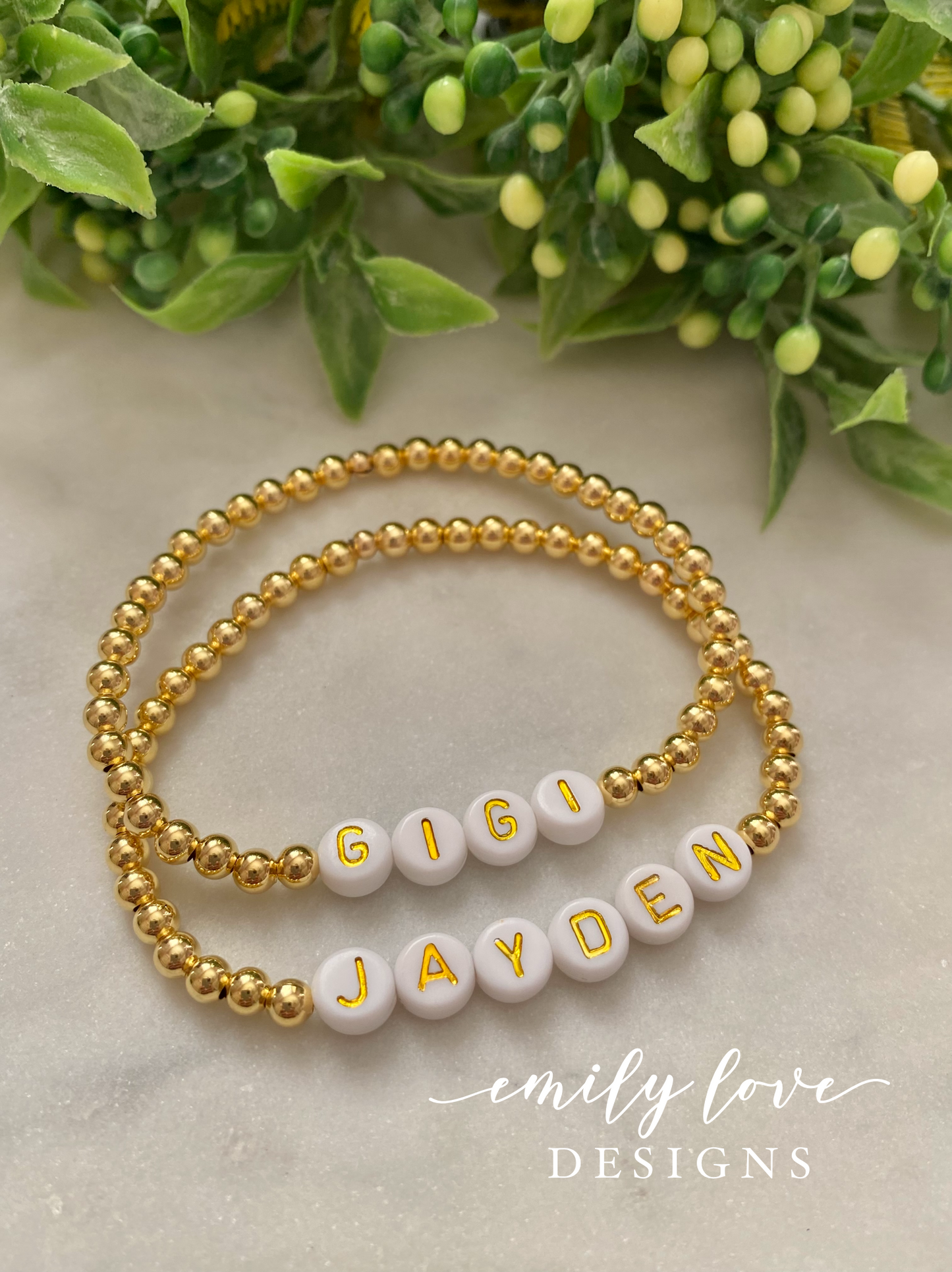 Gold Name Bracelet