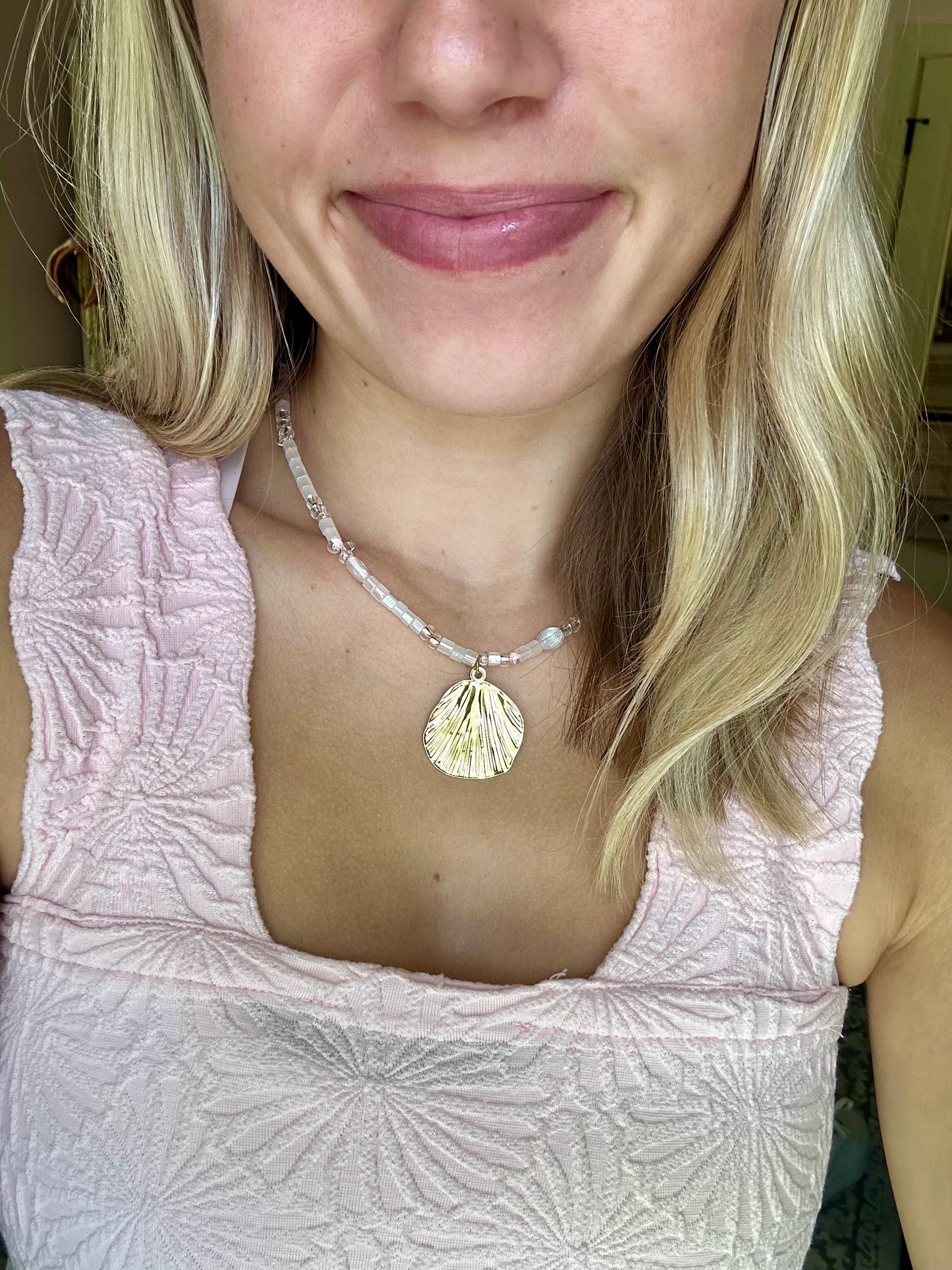 Beaded Shell Necklace