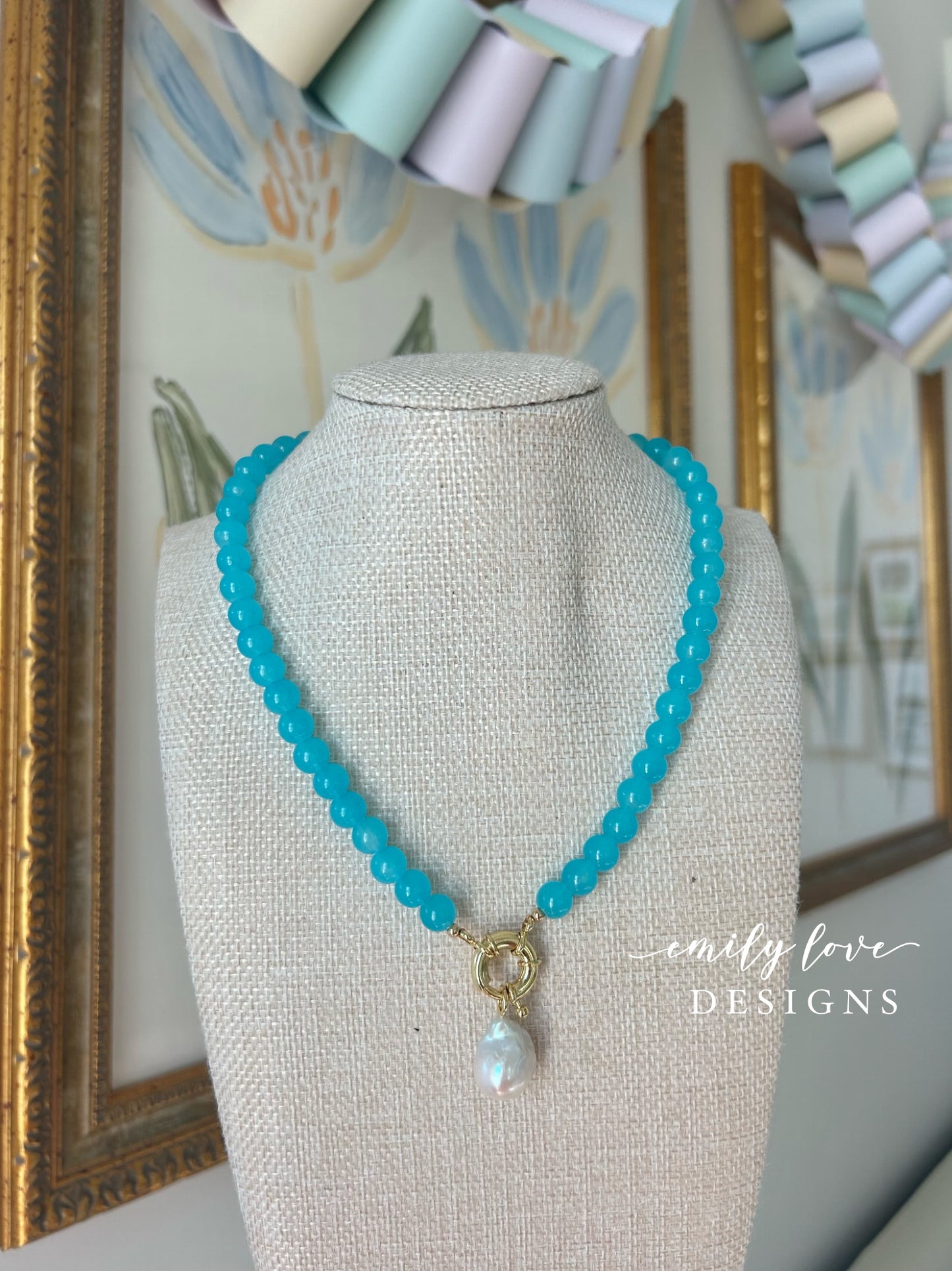 Ocean Sailor Pearl Necklace