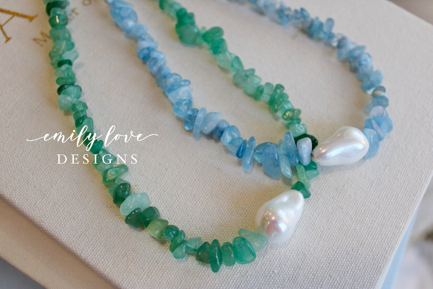Pebble and Pearl-Green