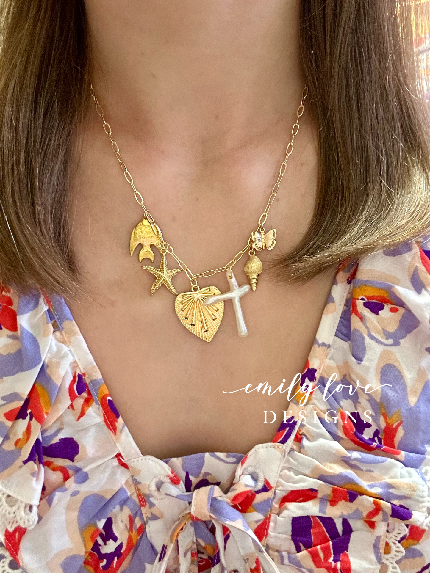 The Beach Charm Necklace