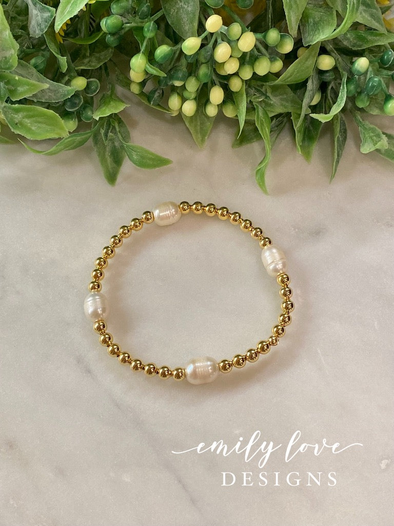 4 Pearl Bracelet