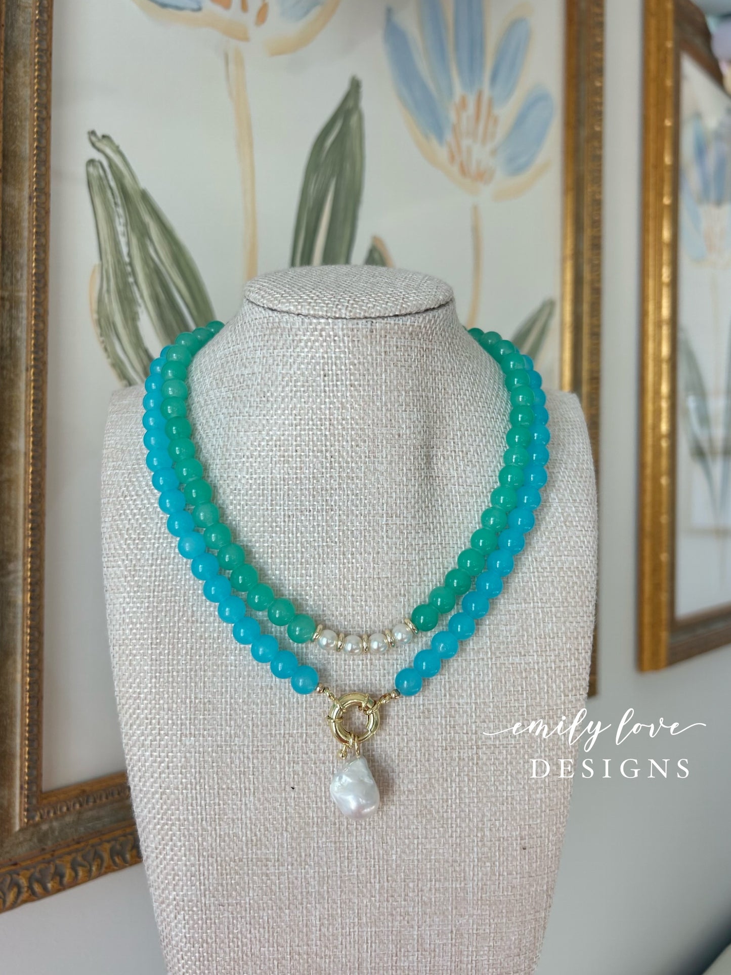 Ocean Sailor Pearl Necklace