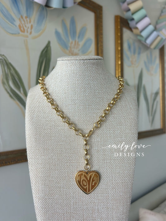 Lariat Love Necklace
