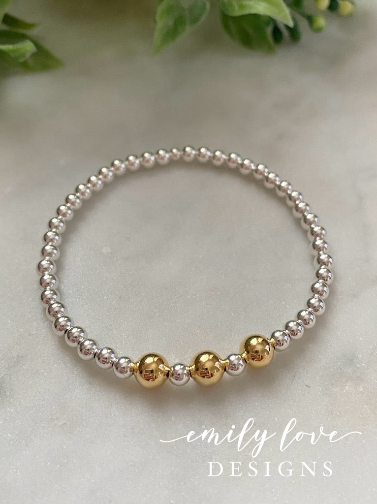 Gold Center Bracelet