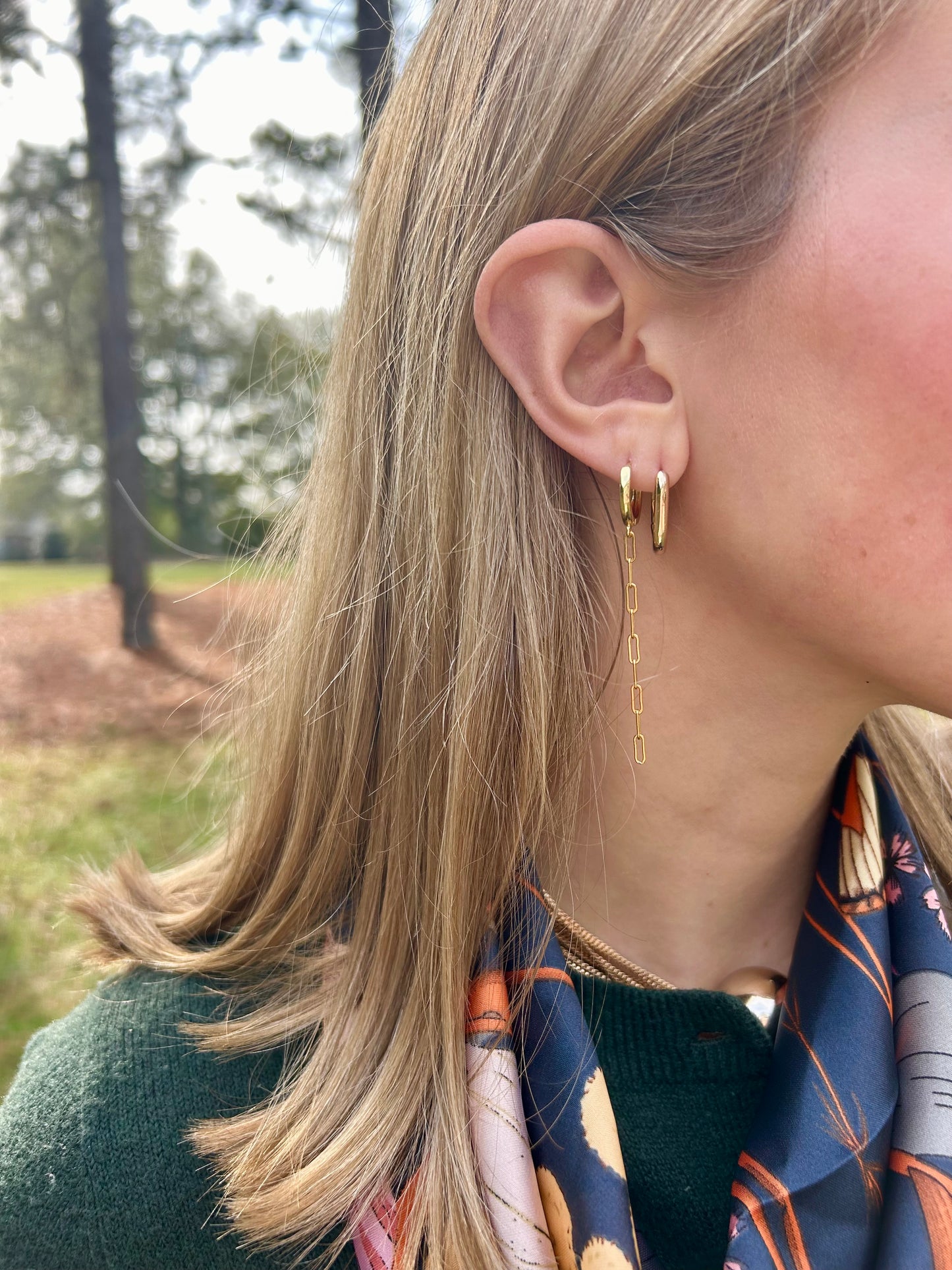 Hoop Duster Earrings