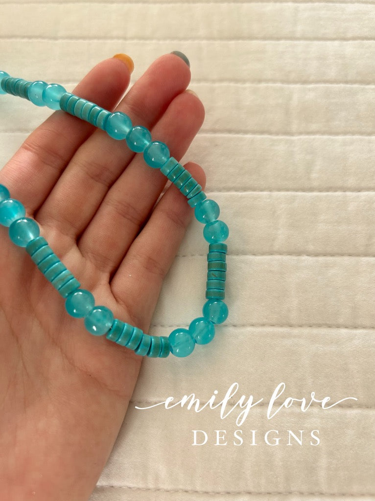 Turquoise Beaded Necklace