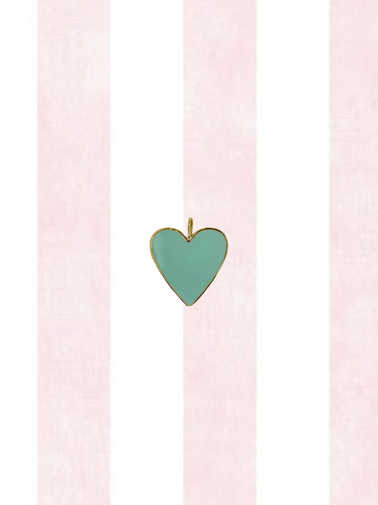 Blue Heart Charm