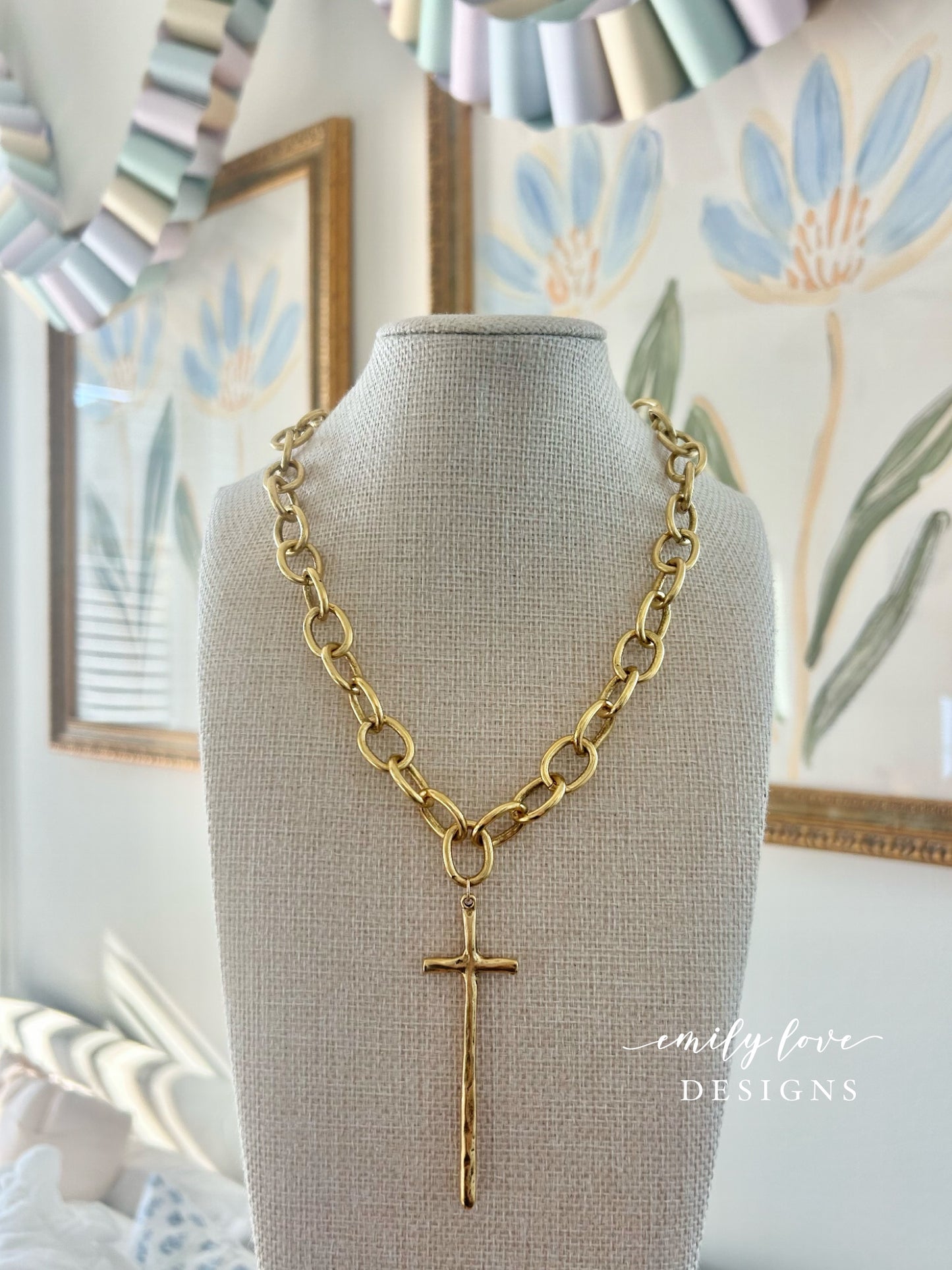 Everyday Gold Cross Necklace