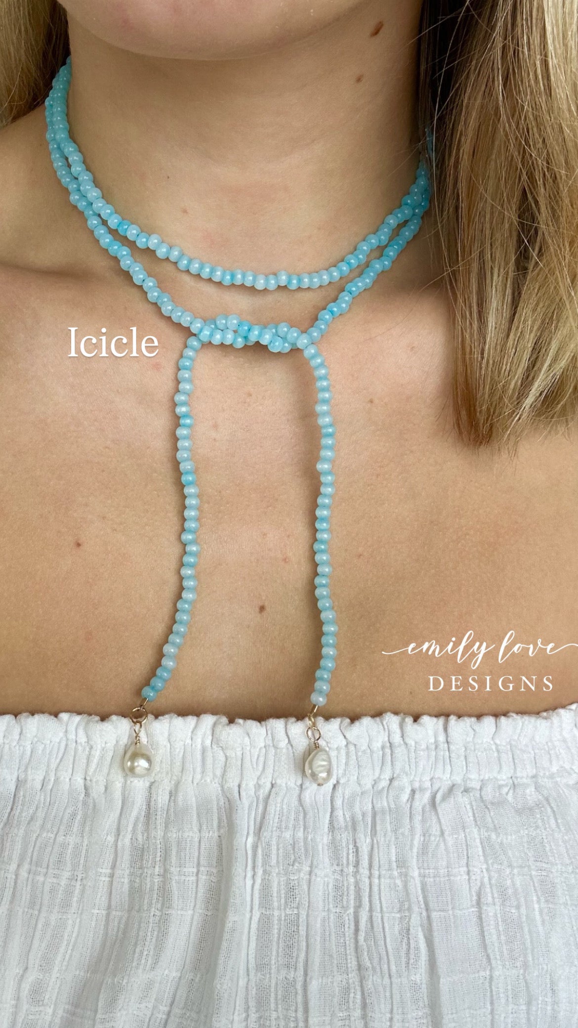 Icicle Tie Necklace