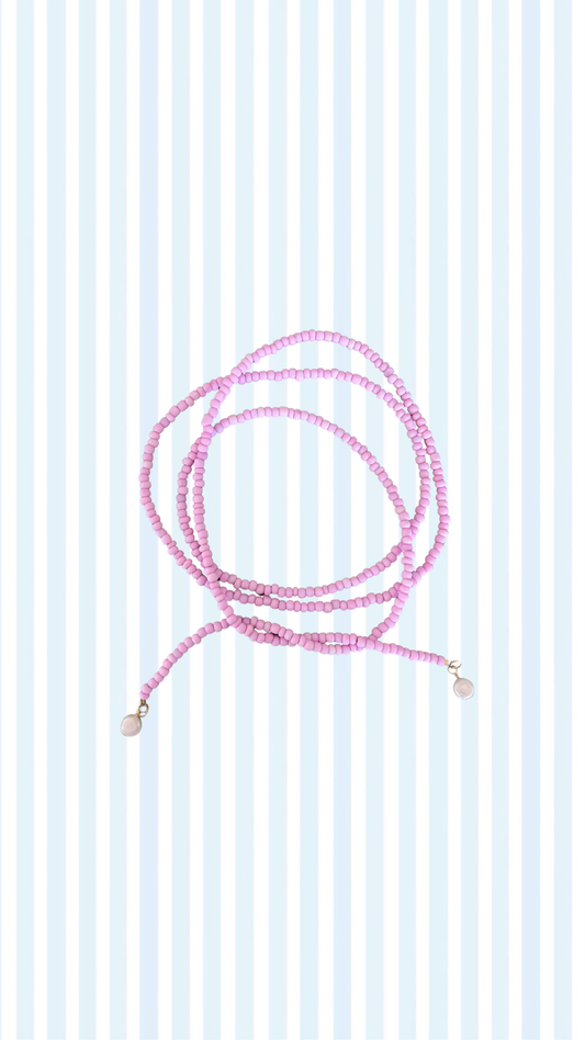Bubblegum Tie Necklace