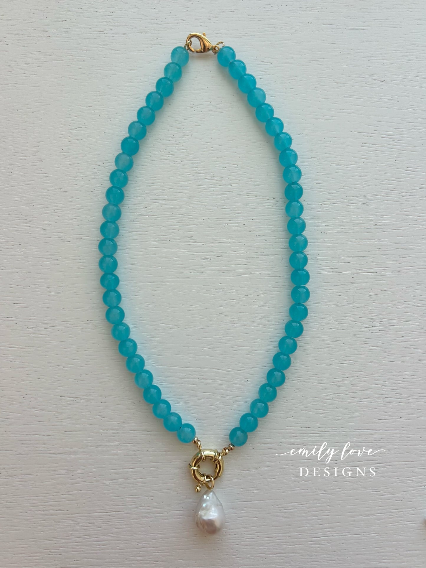 Ocean Sailor Pearl Necklace