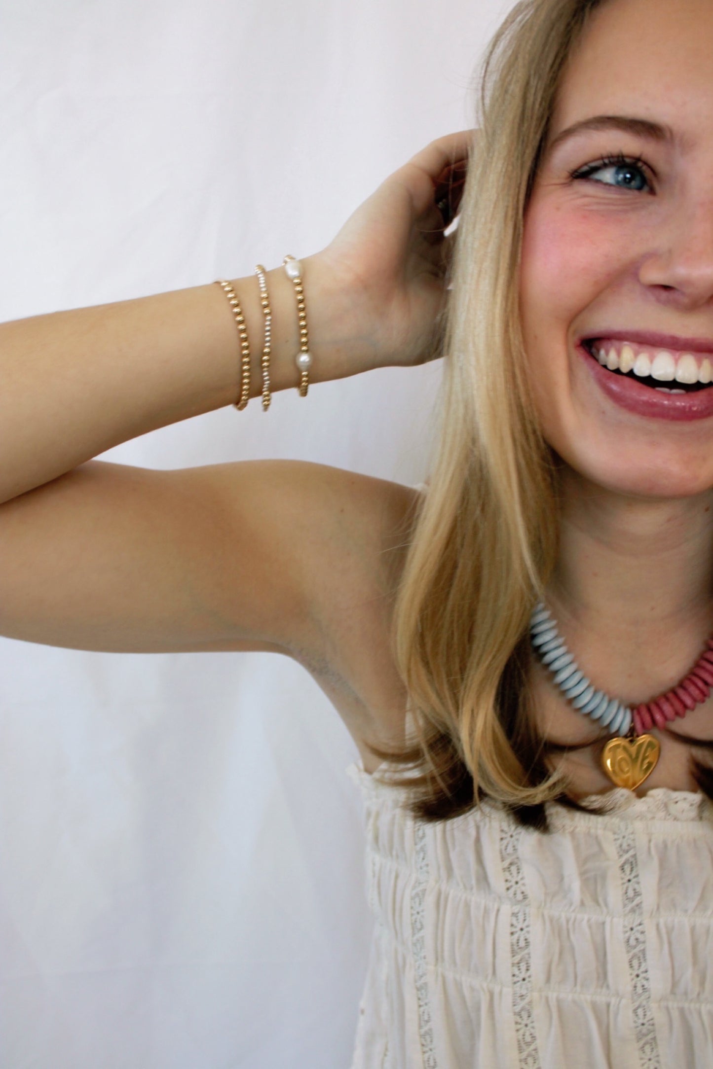 Sea Glass Beaded Necklace