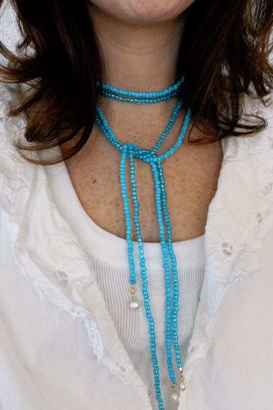 Wave Tie Necklace