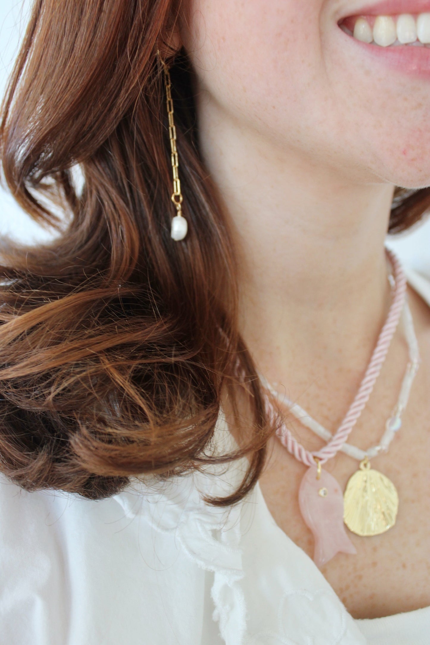 Beaded Shell Necklace