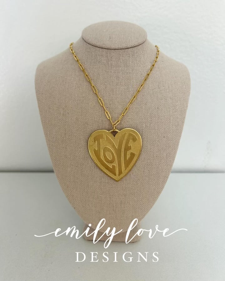 Love Pendant Necklace