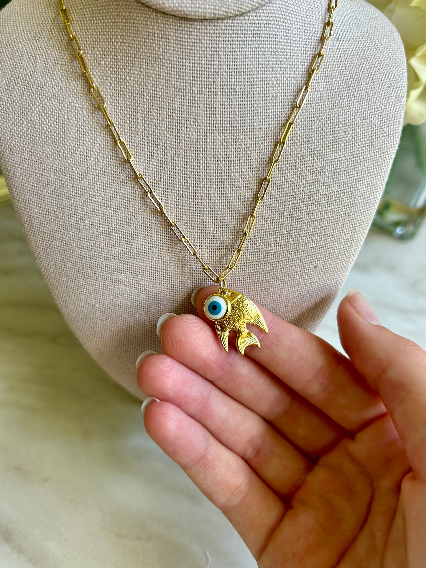 Fish Charm Necklace