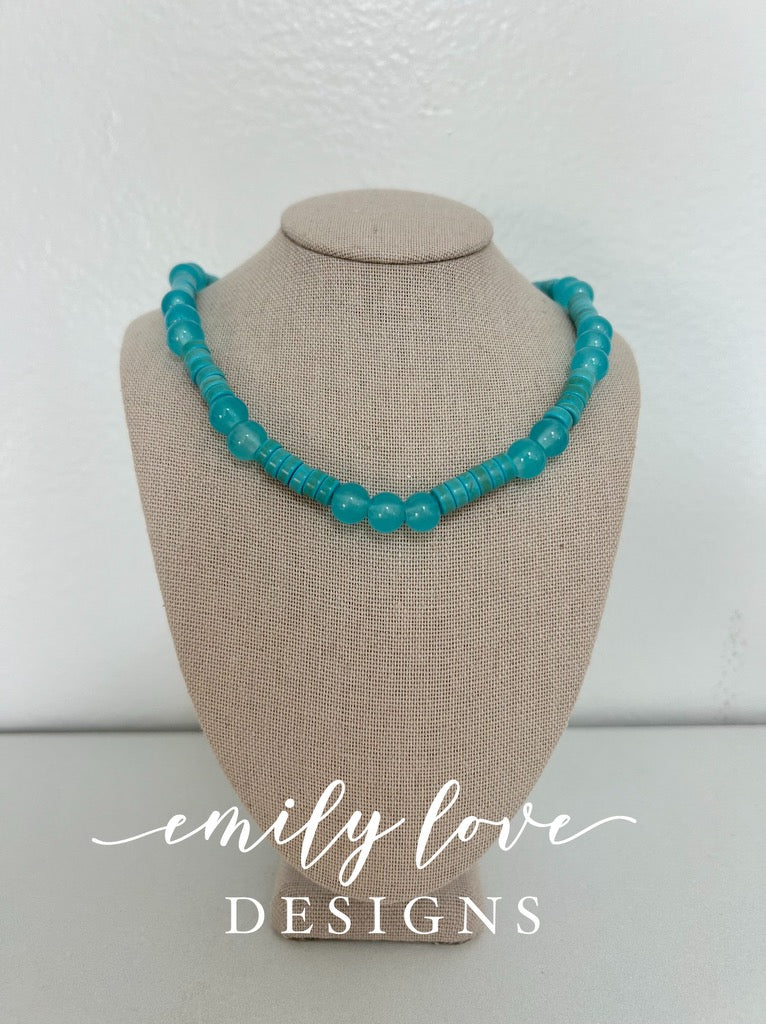 Turquoise Beaded Necklace