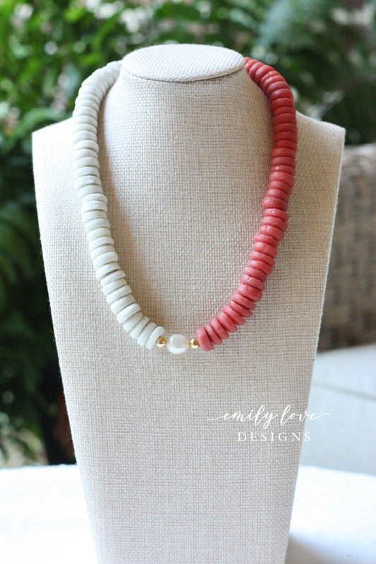 Halftime- White and Red