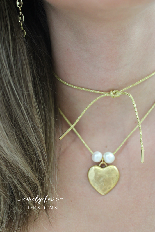 Pearly Heart Lurex