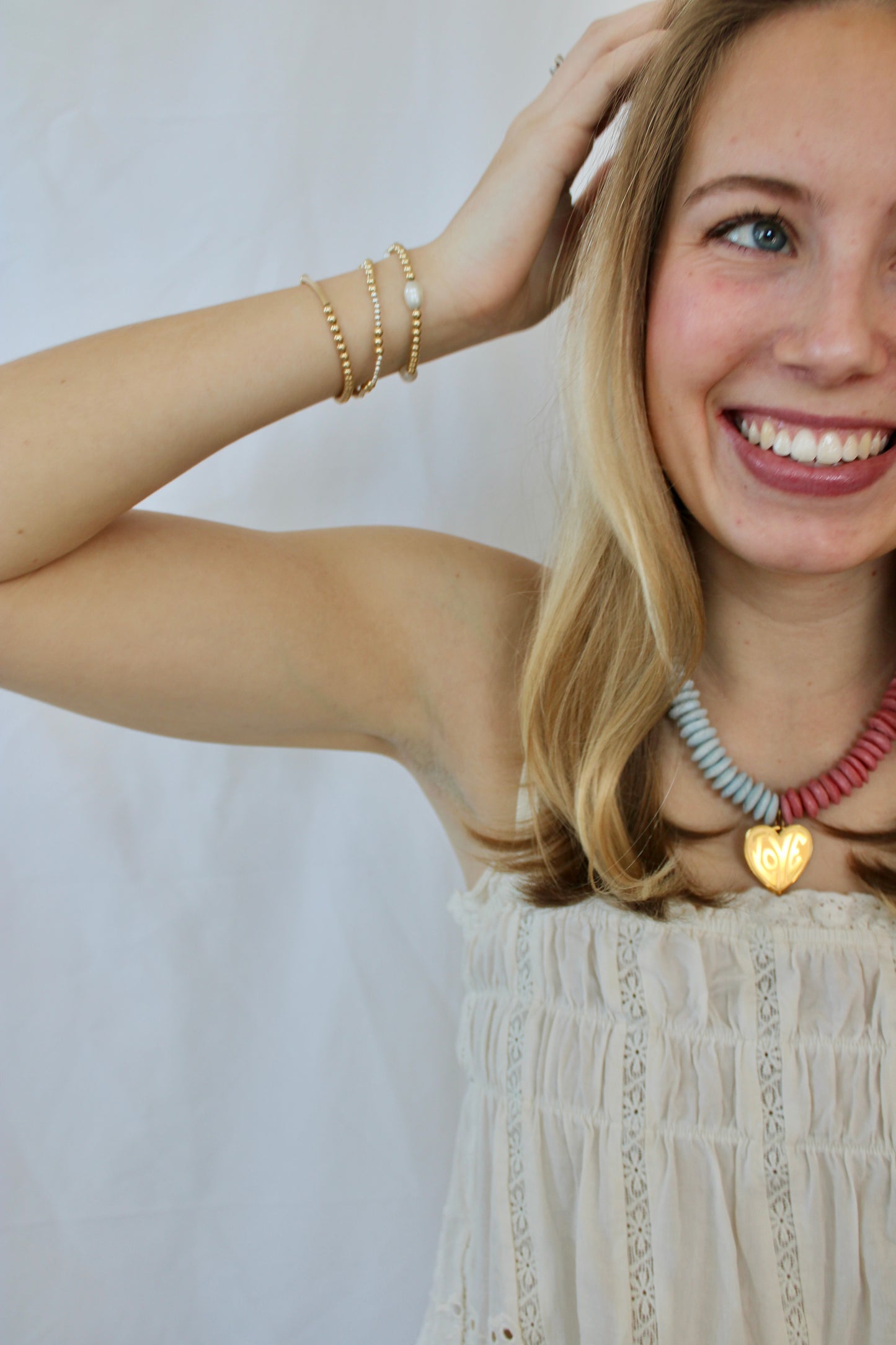 Sea Glass Beaded Necklace