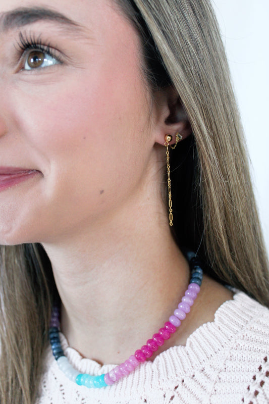 Rondelle Beaded Necklace