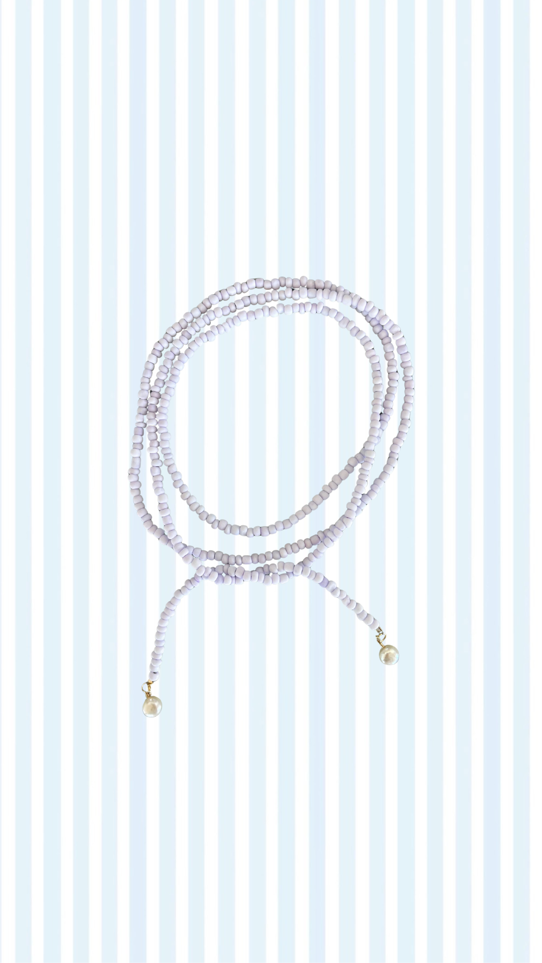 Lavender Tie Necklace