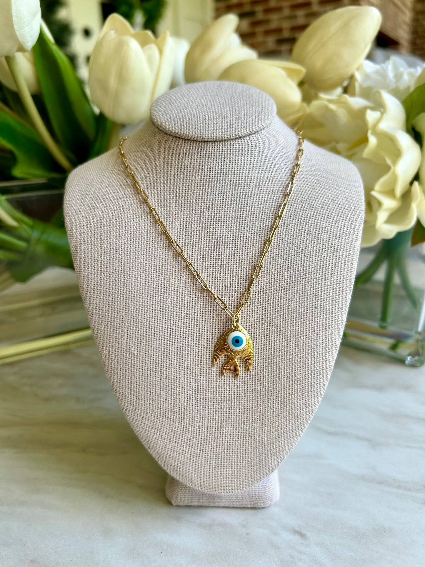 Fish Charm Necklace