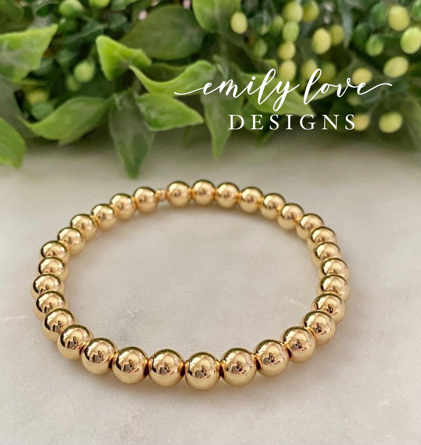 6mm Gold Bracelet